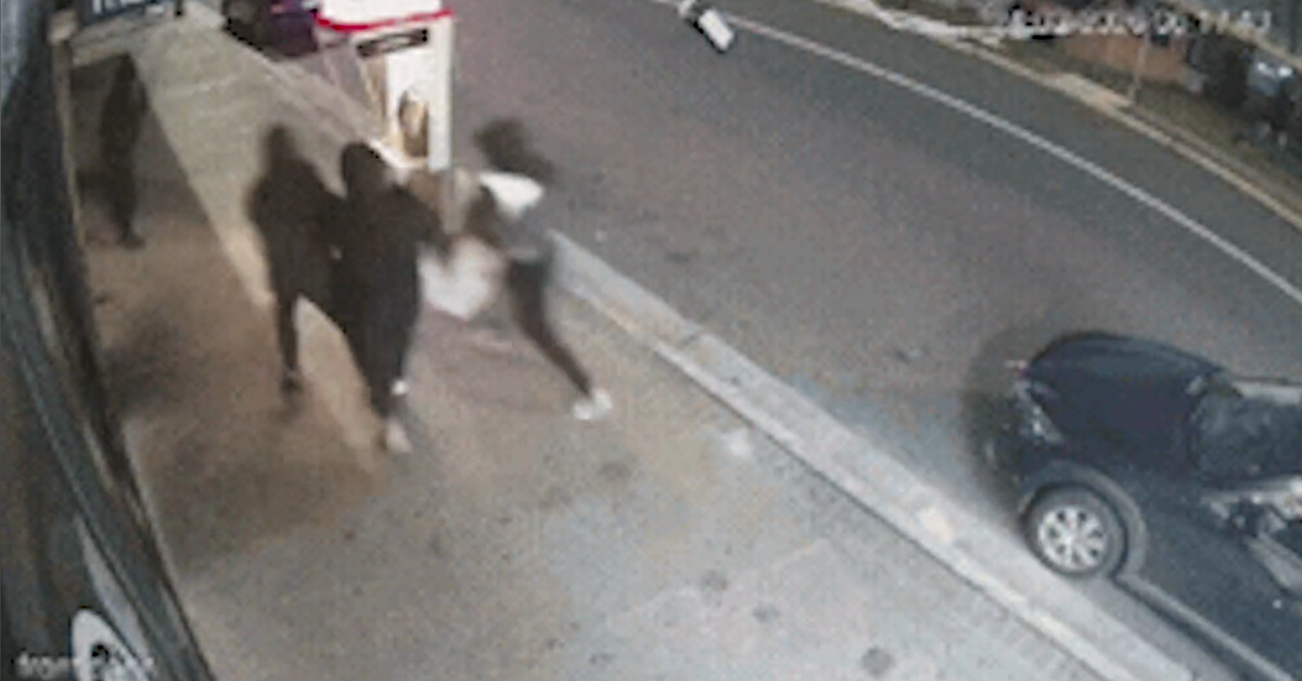 CCTV shows group of masked men carrying out brazen kidnapping