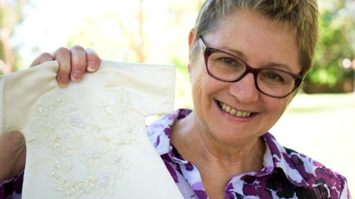 Angel Gowns Australia national secretary Christine McKenna. (Ehsan Knopf/9NEWS)