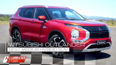The best medium hybrid SUV goes to the Mitsubishi Outlander.
