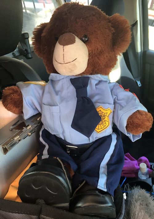 The teddy was even given his own uniform. (Facebook)