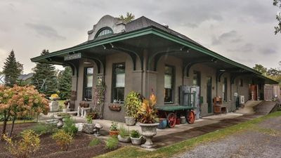 <strong>All aboard! Converted train station for sale</strong>
