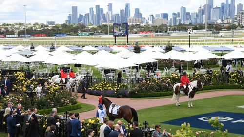 Victoria Derby Day at Flemington Racecourse