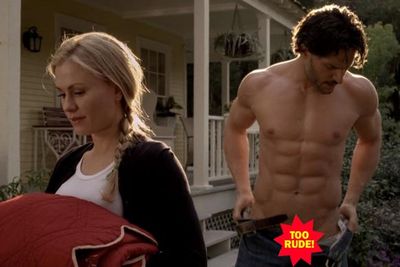 Sookie (Anna Paquin) mightn't be watching, but everyone else is! Jacob ain't got nothing on Alcide (Joe Manganiello).