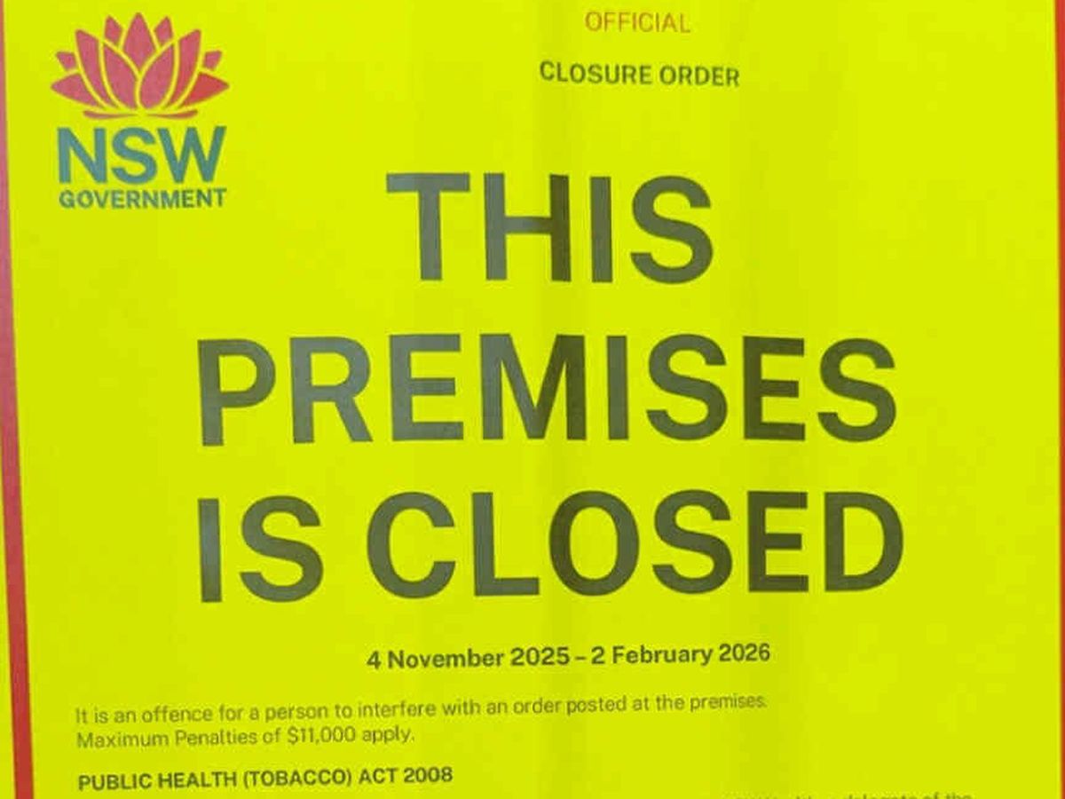 Sydney news: NSW Government shuts down two St Leonards tobacco shops  suspected of being in the illicit trade