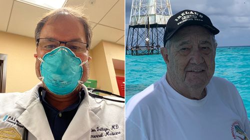 Dr. Carlos Vallejo, left, and his father, Dr. Jorge Vallejo, died of coronavirus within weeks of each other.