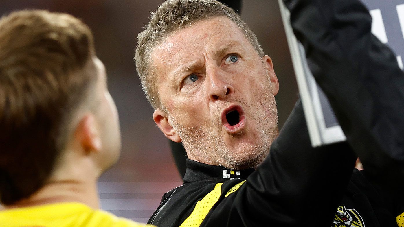 'Bunch of spuds': Damien Hardwick's stunning takedown of Essendon in fiery rant that signalled end of Richmond tenure