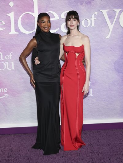 Gabrielle Union and Anne Hathaway 