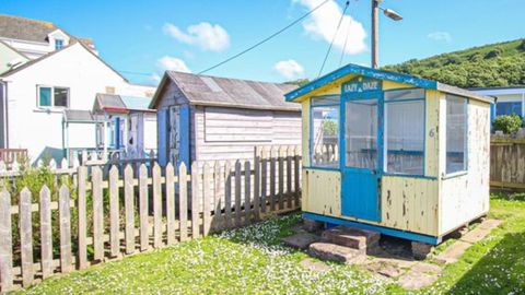 Unusual quirky Beach Homes UK property real estate shack