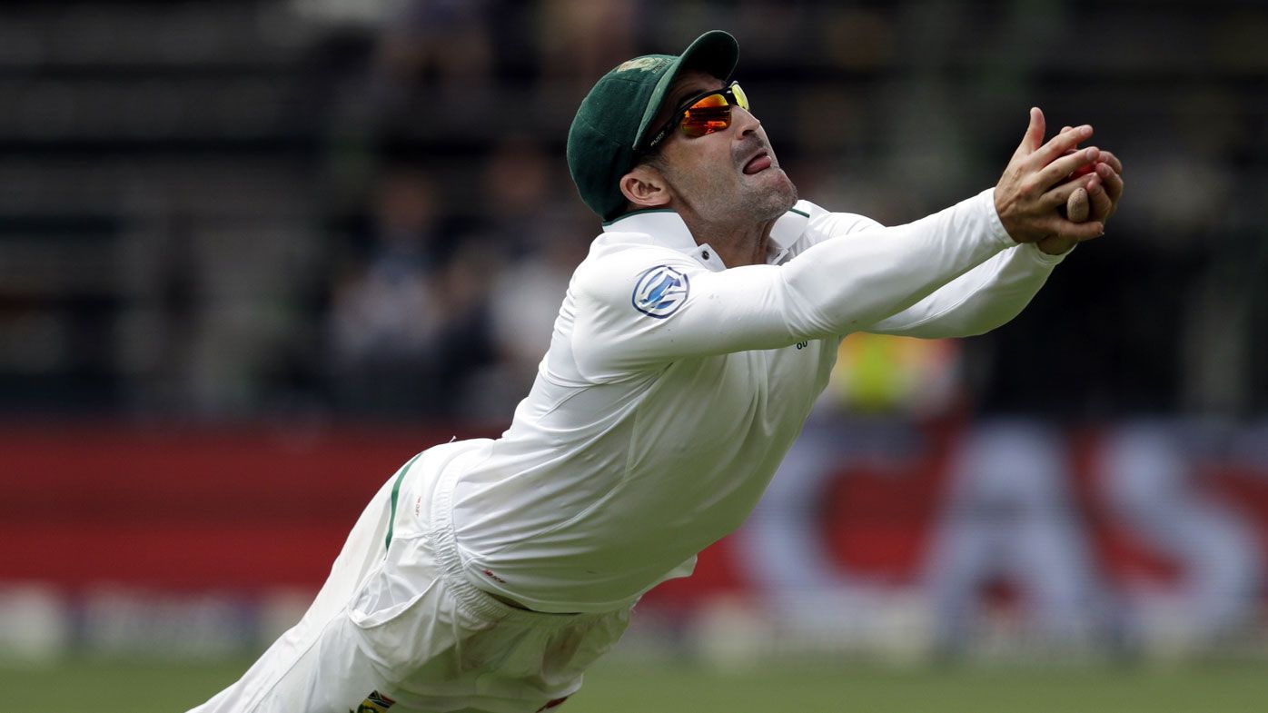 South Africa's Dean Elgar takes spectacular catch against Australia in fourth Test