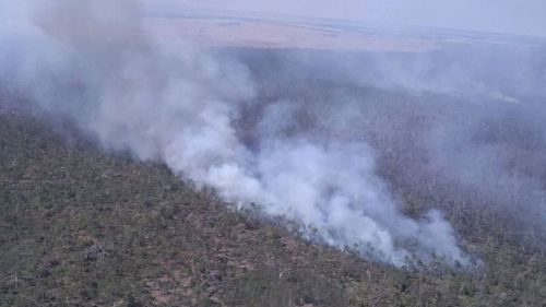The fire started on March 10 after a lightning strike.