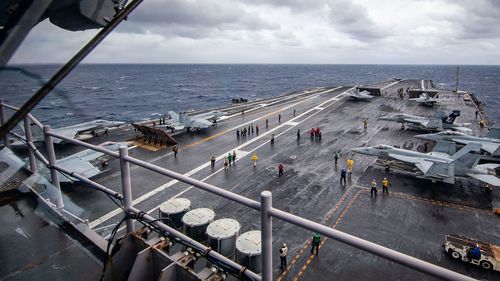 USS Abraham Lincoln.