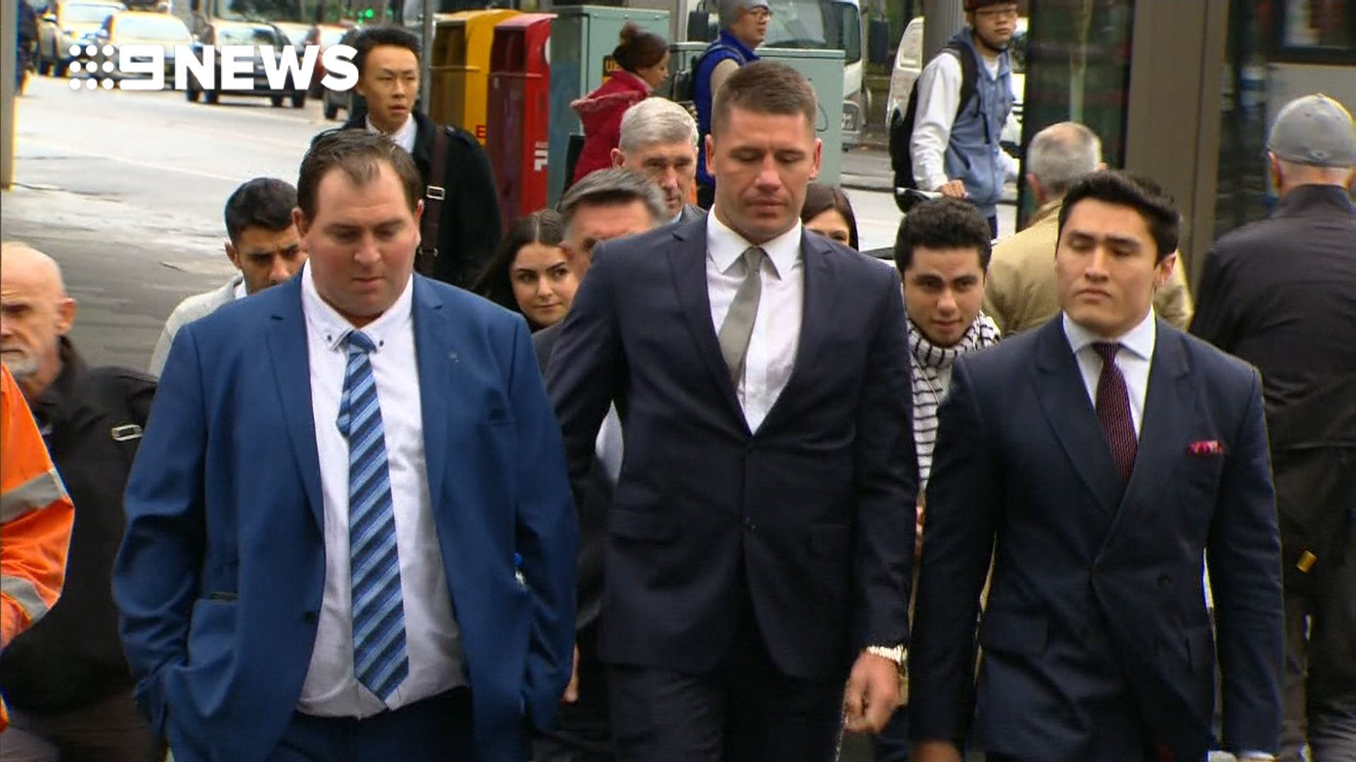 9RAW: Shaun Kenny-Dowall arrives at court over drug possession charges