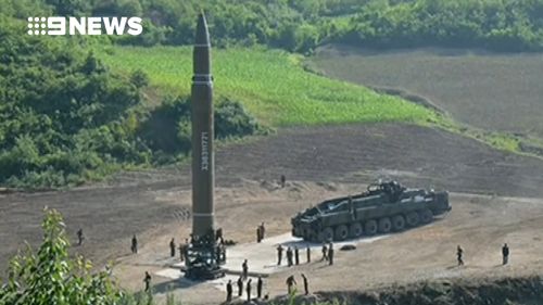 The missile North Korea claims is a ICBM. (Supplied)