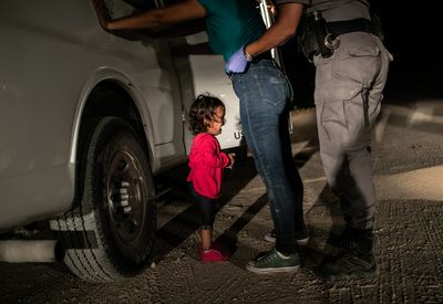 'Crying Girl on the Border'
