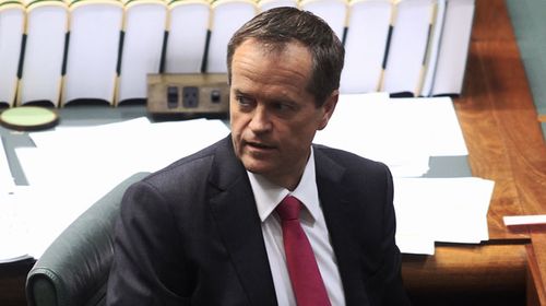 Bill Shorten during Question Time. (AAP)