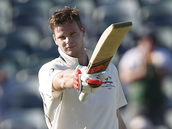 Smith hits captain's century in Perth Test