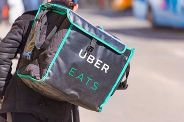 Uber Eats delivery cyclist