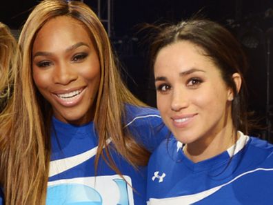 Serena Williams and Meghan Markle met at the Super Bowl in 2010.