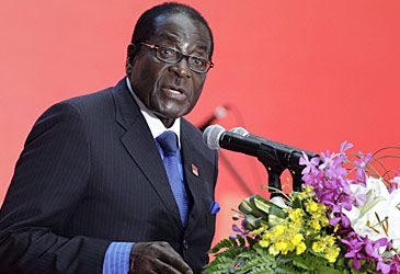 How long did Robert Mugabe serve as president of Zimbabwe?