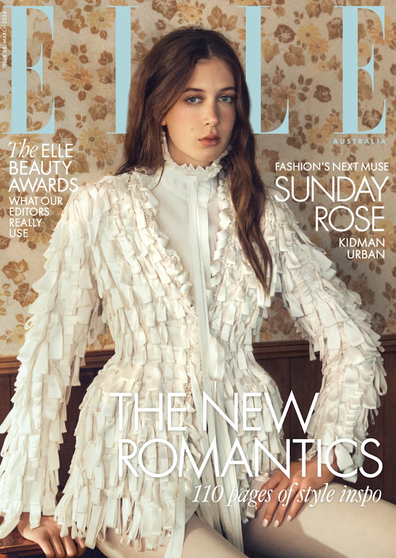 Sunday rose on the cover of Elle Magazine 