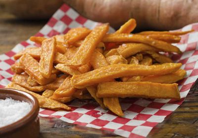 <p>Swap hot potato chips for sweet potato fries</p>