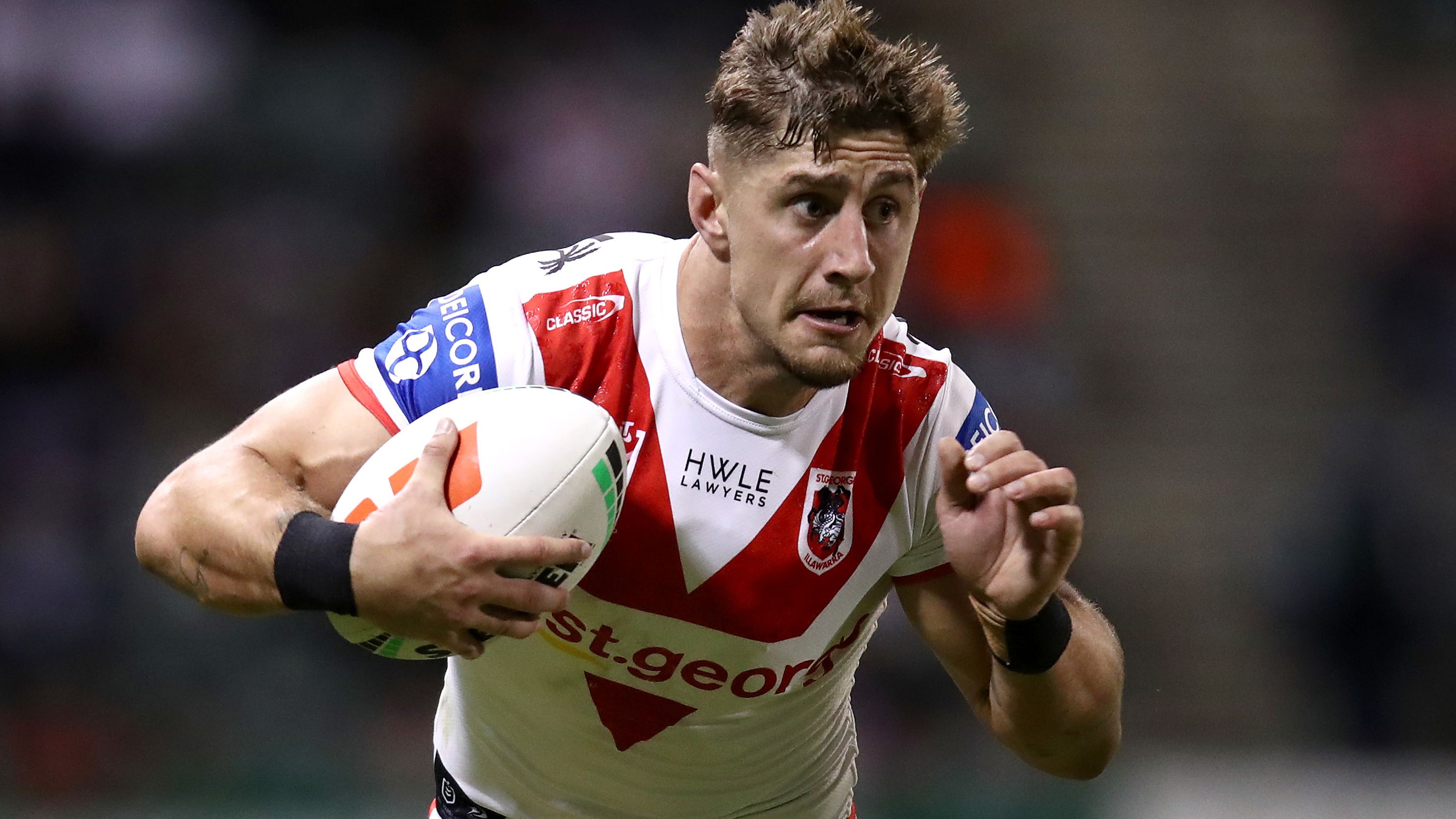 Zac Lomax plays for the Dragons and was a contender for State of Origin previously.