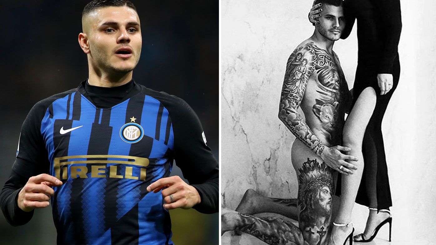 Mauro Icardi's controversial shoot