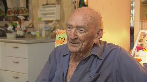 Arnold Carter, 97, lived in Port Hedland through tropical cyclones.