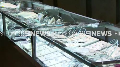 It is unknown how much jewellery has been stolen. (9NEWS)