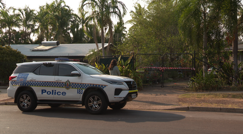 A man has died after a mother is fighting for life in hospital after a suspected domestic violence attack in Darwin's northern suburbs.