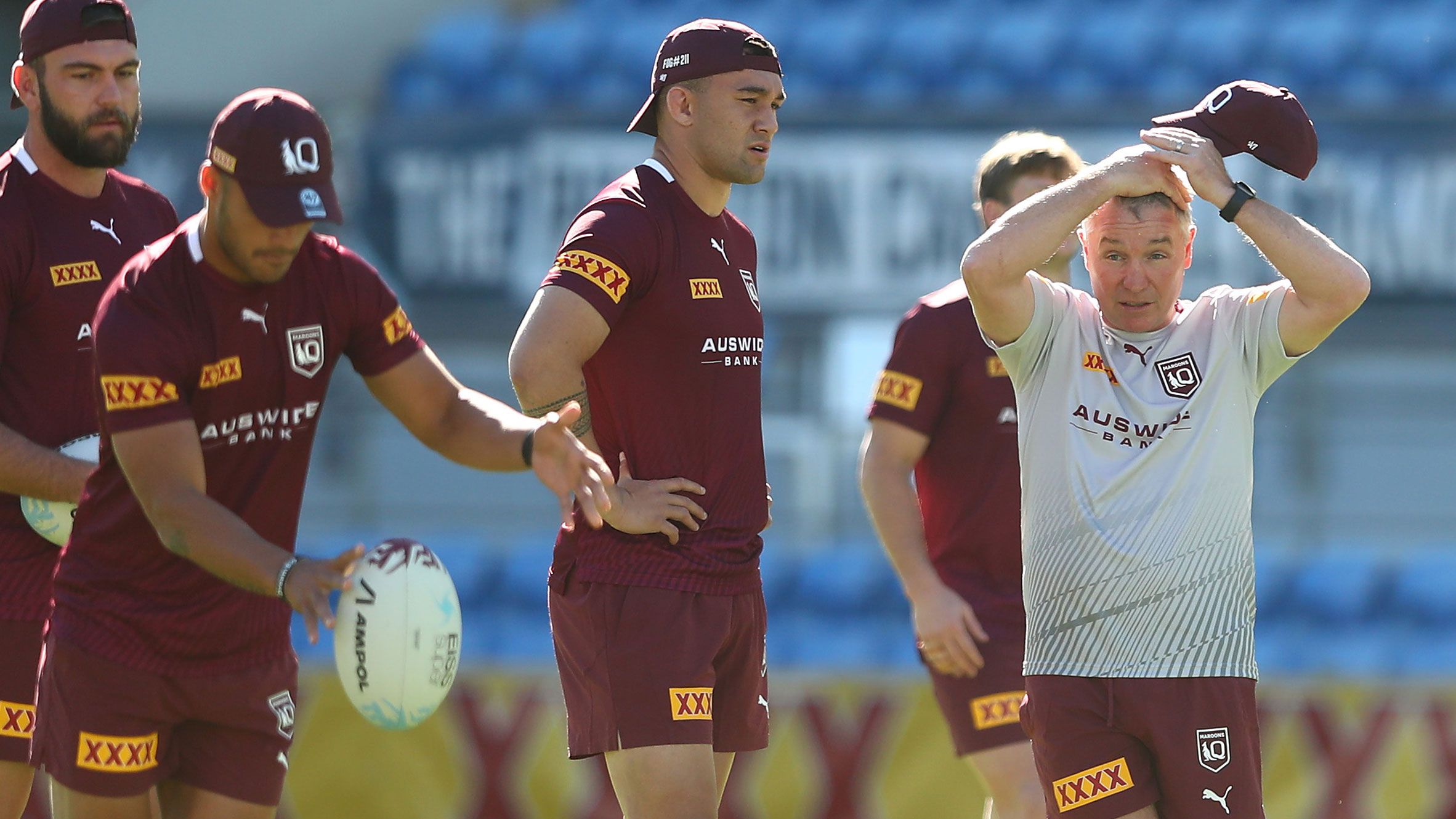 Paul Green (right) has some big selection calls ahead for Queensland.