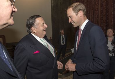 The Duke of Cambridge, unveiled a statute in honour of Captain Matthew Flinders, the first cartographer to circumnavigate Australia and identify it as a continent, at Australia House, London. The Duke met the statue's artist Mark Richards, unveiled the statue, and revealed a locomotive Matthew Flinders name plate, before meeting guests.THE DUKE MEETS BARRY HUMPHREYS  Picture Arthur Edwards