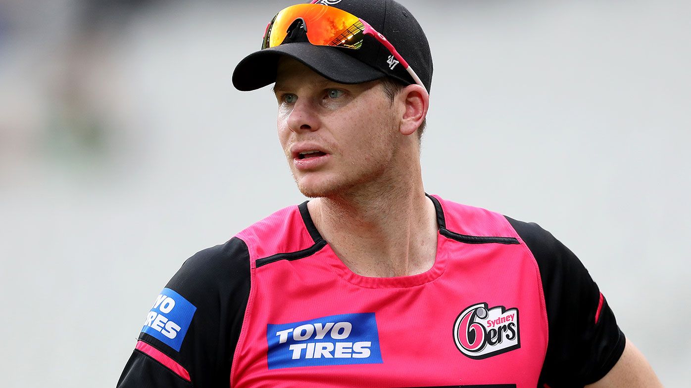 Steve Smith with the Sydney Sixers