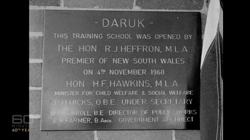 The Daruk Training School was established as a government training school teaching young offenders new skills. (60 Minutes)