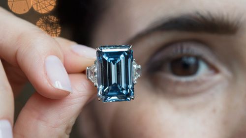'Oppenheimer Blue' diamond sells for $70 million, setting new record
