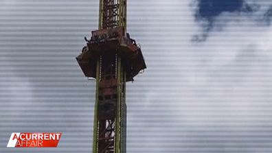 Australia's "tallest travelling freefall ride" called the Mega Drop.