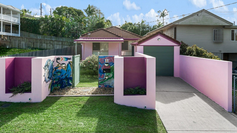 Three-bedroom family home, offering a very unusual exterior, is expected to sell for just under $1million
