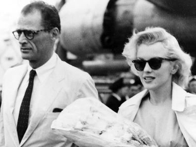 Playwright Arthur Miller and his wife Marilyn Monroe. (AAP)