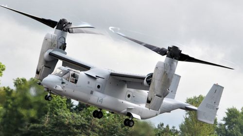 This file photo shows a MV-22, similar to what crashed off the coast of Queensland. (File)