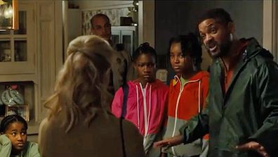 Will Smith in King Richard playing Venus and Serena Williams' dad