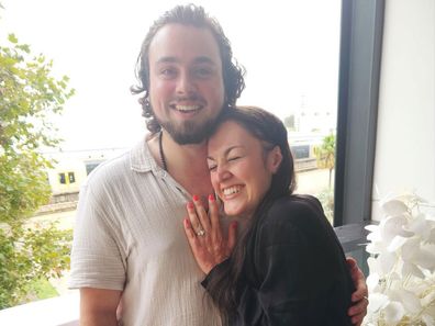 Sophie Delezio shares engagement announcement.