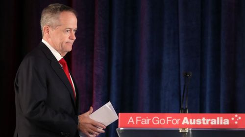 Bill Shorten has conceded defeat.