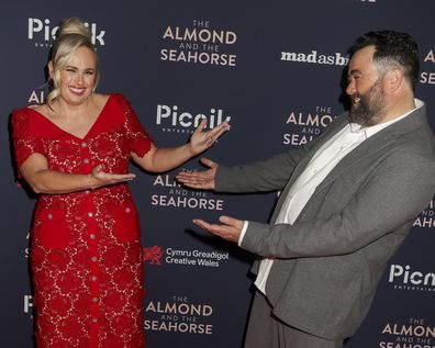 Rebel Wilson and Celyn Jones at The Almond & The Seahorse UK Premiere at Vue West End in Leicester Square, London