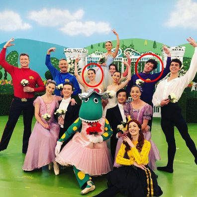 The Wiggles, Lachlan Gillespie, new girlfriend, Dana Stephensen, on set