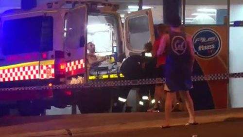 Three men are in hospital following a stabbing at a Brookvale gym. It's believed the man behind the stabbing later robbed two service stations. (9NEWS)