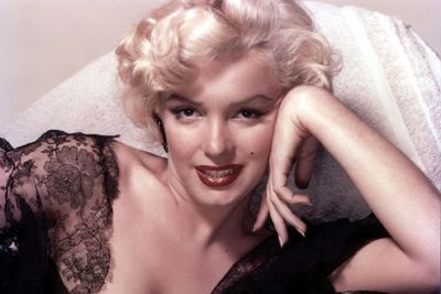 Marilyn Monroe, the beautiful bombshell.