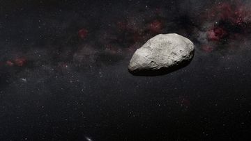 A previously unknown 100200-metre asteroid  roughly the size of Romes Colosseum has been detected by an international team of European astronomers using the NASA/ESA/CSA James Webb Space Telescope. 
