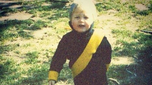 'You need the bad times to really appreciate the good times': Steinfort in the Richmond jersey as a child.