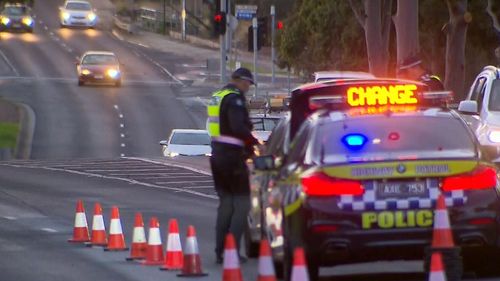 Police checks underway in Melbourne with lockdown now being enforced across ten areas.
