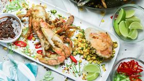 Family Food Fight: The Giles' Vietnamese Crab with Corn Salad